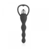 PL069-Preto_3 Plug Anal Feito em Silicone Cirurgico com Vibração Vip Mix