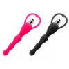PL069-Preto_6 Plug Anal Feito em Silicone Cirurgico com Vibração Vip Mix
