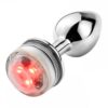 PL083_1 Plug Anal em Aluminio com Luz de Led 3R Import