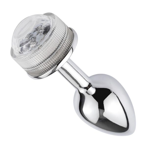 PL083_3 Plug Anal em Aluminio com Luz de Led 3R Import