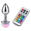PL083_4 Plug Anal em Aluminio com Luz de Led 3R Import