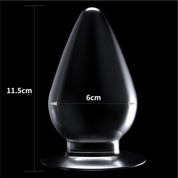 PL086-Transparente_4 Flawless Clear Plug Anal Feito em Jelly Vip Mix