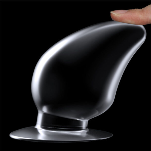 PL086-Transparente_5 Flawless Clear Plug Anal Feito em Jelly Vip Mix