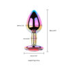 PL090-G-Vermelho_2 Plug Anal Colorido com Pedra Redonda Vip Mix