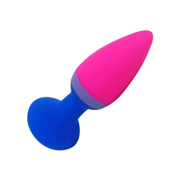 PL095_1 Kit Plug Anal com Ventosa em Silicone Vip Mix