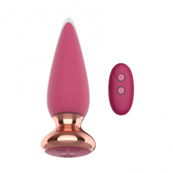 PL096-Magenta_1 Cross Plug Anal Vibratório com 10 Modos de Vibração Vip Mix