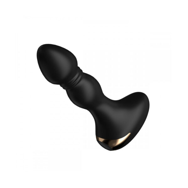 PL097B-Preto_1 Plug Anal com Ondulações com 10 Modos de Vibração Controle via App Vip Mix