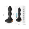 PL097B-Preto_3 Plug Anal com Ondulações com 10 Modos de Vibração Controle via App Vip Mix