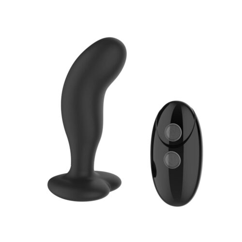 PL100-Preto_1 IMoon Plug Anal em Silicone com 10 Modos de Vibração Vip Mix