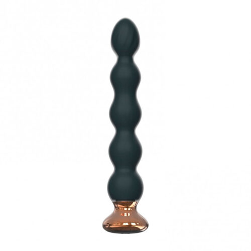 PL102-Preto_1 I-Moon KongQing Plug Anal em Silicone com 10 Modos de Vibração Vip Mix