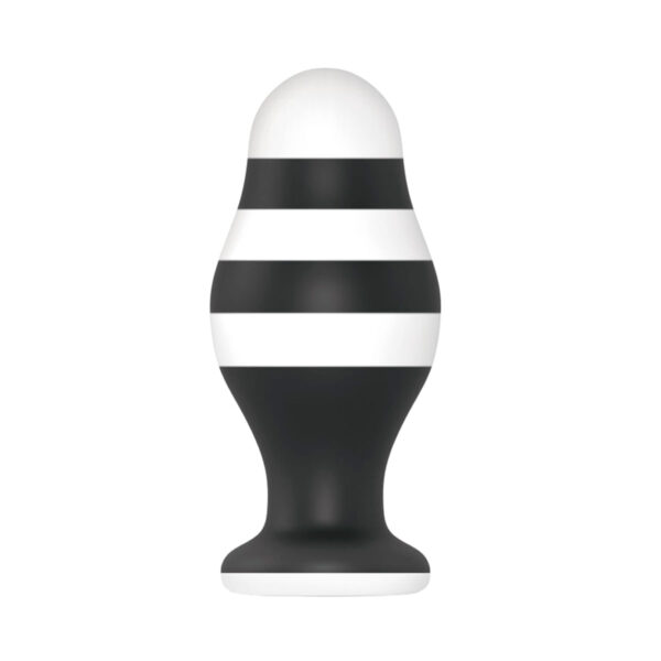 PL114-Preto-e-Branco_1 Lovetoy X-Missioner Plug Anal 17x7,4x6,6 cm Vip Mix