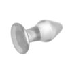 PL125-Transparente_3 Plug Anal de Vidro 10x3,7cm Glass Romance Vip Mix