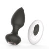 PL131-Preto_2 Plug Anal em Silicone com 10 Modos de Vibração e Controle Remoto Vip Mix