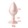 PL133G-Dourado_4 Plug Anal de Luxo com Joia Tamanho G Vip Mix