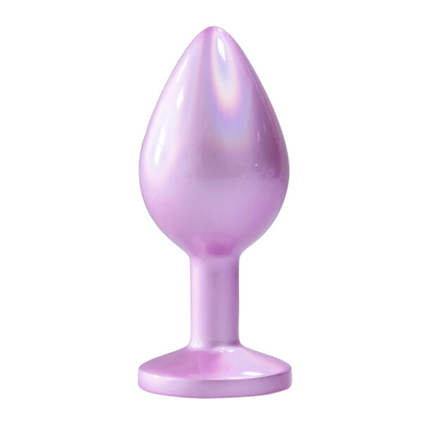 PL133G-Rosa_1 Plug Anal de Luxo com Joia Tamanho G Vip Mix