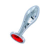 PL136M-Vermelho_1 Plug Anal de Aço em Tamanho Redondo Tamanho M Vip Mix