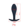 Plug Anal para Iniciantes em Silicone Tamanho P Vip Mix