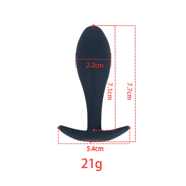 Plug Anal para Iniciantes em Silicone Tamanho P Vip Mix