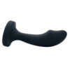 Plug Anal Curvado em Silicone com Pedra Tamanho P Vip Mix