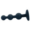 PL145-Preto_3 Plug Anal Escalonado em Silicone com Base de Pedra Vip Mix