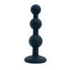 PL145-Preto_4 Plug Anal Escalonado em Silicone com Base de Pedra Vip Mix