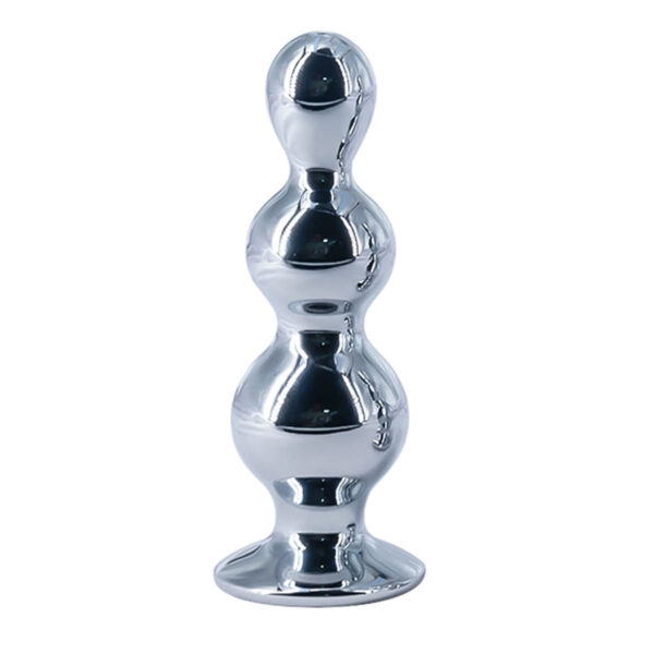 Plug Anal Escalonado em Aço com Pedra Vip Mix