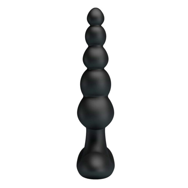 Plug Anal em Silicone Escalonado com 12 Modos de Vibração Vip Mix