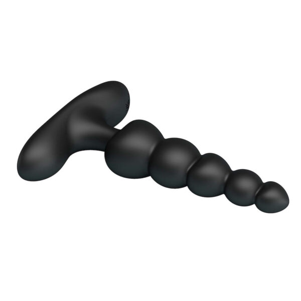 Plug Anal em Silicone Escalonado com 12 Modos de Vibração Vip Mix