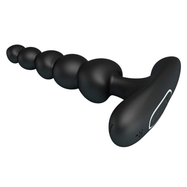 Plug Anal em Silicone Escalonado com 12 Modos de Vibração Vip Mix