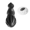 PL174-Preto_2 Plug Anal com Motor Duplo com 7 Modos de Vibração e Controle Remoto Vip Mix
