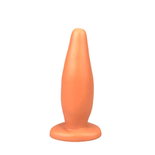 PLG026BGP1-Bege_1 Tufão Plug Anal Maciço 13,5 x 5 cm Desire