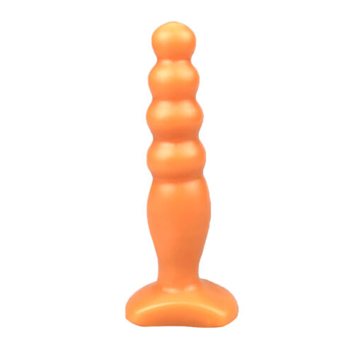 PLG099BGP1-Bege_1 Ball Plug Anal Escalonado 12 x 3 cm Desire