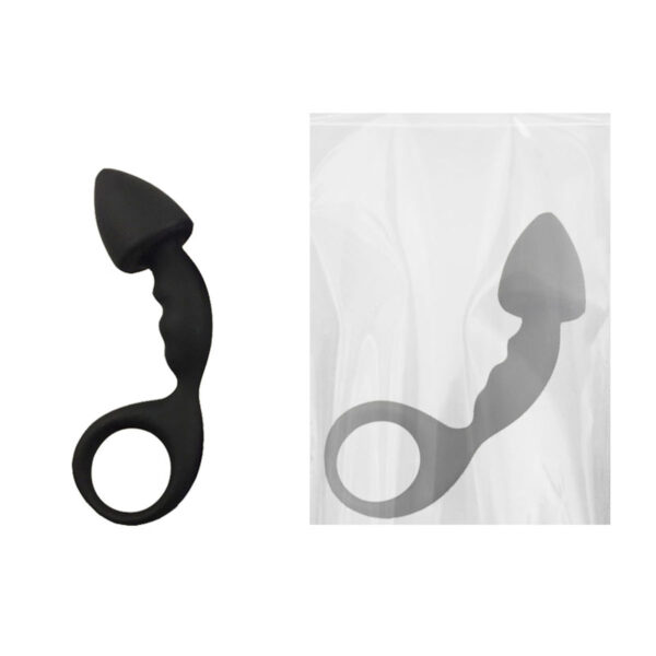 Estimulador de Próstata em Silicone com Alça de Segurança 3R Import