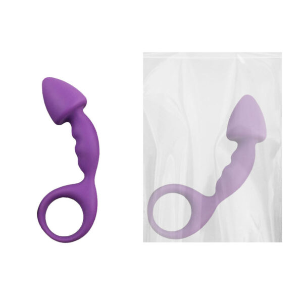 Estimulador de Próstata em Silicone com Alça de Segurança 3R Import