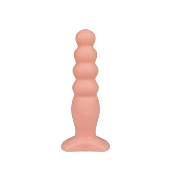 PM124_1 Plug Anal Bolinha 12 x 3cm Linha Impact Pau Brasil