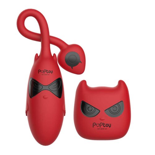 Poptoy Little Devil Vibrador Bullet com Controle Remoto em Formato de Diabinho Intt