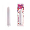 PS006-BRANCO_1 Vibrador Personal Multi-Velocidade com textura aveludada 13,5cm Vip Mix