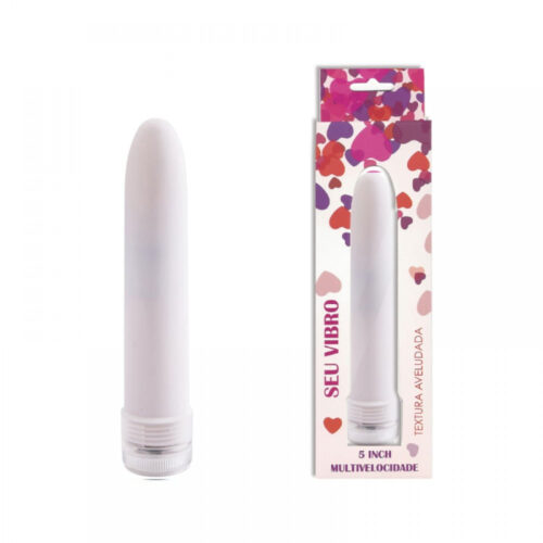 Vibrador Personal Multi-Velocidade com textura aveludada 13,5cm Vip Mix