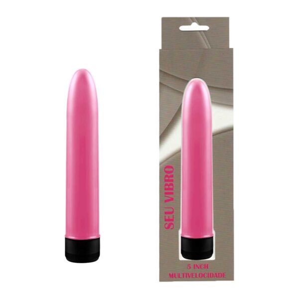 PS006A-Rosa_2 Youvibe Vibrador Personal Multivelocidade 13,5cm Vip Mix