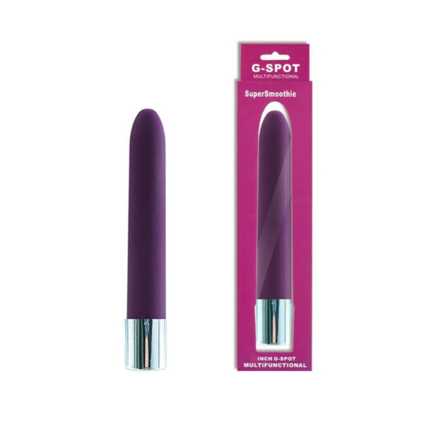 PS006C-Roxo_1 Vibrador Personal 14,5 cm 10 Vibrações e Textura Aveludada Vip Mix