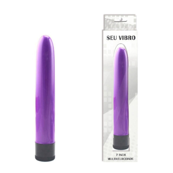 PS007A-Roxo_1 Youvibe Vibrador Personal Liso 17,5 cm Multivelocidade Vip Mix