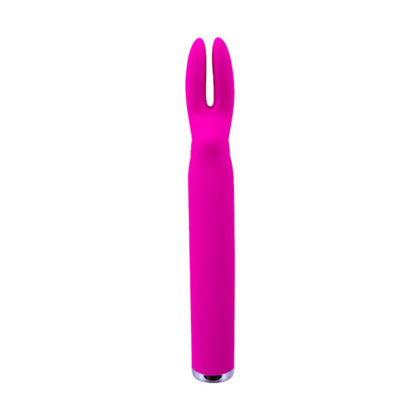 PS021C-Magenta_1 Youvibe Vibrador Personal Ponta Dupla Curva