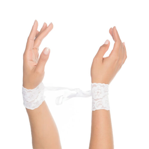 Algema Rendada com Amarração em Fita Pimenta Sexy