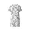 PS83570-8_2 Pijama Infantil Unissex com Estampa para Colorir + 6 Canetinhas Pimenta Sexy