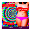 Calcinha Solúvel de Fantasia Neon Plus Size sem Costura de Gelatina Petit Cherry