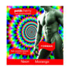PT021-Morango_1 Capa SolĂșvel Masculina de Fantasia Neon sem Costura de Gelatina Petit Cherry
