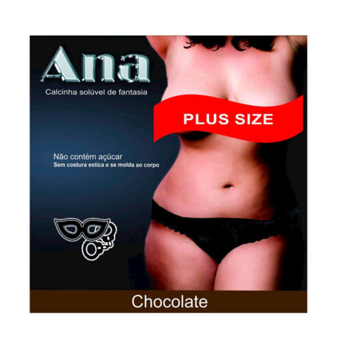 PT04-Chocolate_1 Calcinha Solúvel Ana de Fantasia Plus Size sem Costura de Gelatina Petit Cherry