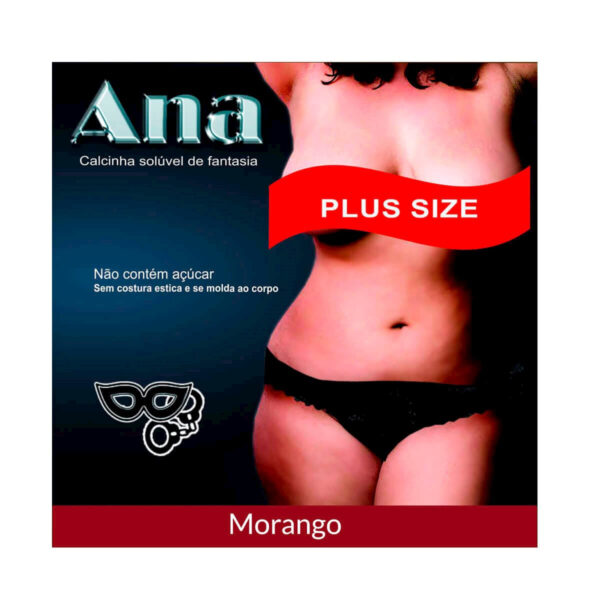 PT04-Morango_1 Calcinha SolĂșvel Ana de Fantasia Plus Size sem Costura de Gelatina Petit Cherry