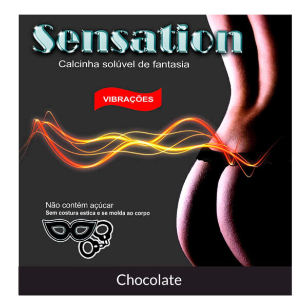 Sensation Calcinha Solúvel de Fantasia Vibrações sem Costura de Gelatina Petit Cherry