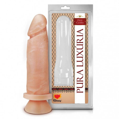 PV002_1 Prótese Pura Luxúria Realístico com Ventosa 15,3x4,5 cm Sexy Fantasy